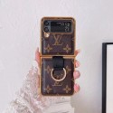 ルイヴィトンgalaxy zflip5 zflip4ケースハイブランドlouis vuitton 折り畳み リング付き ギャラクシー z フリップ4ケース 高品質 超軽量 Galaxy Z flip3カバー