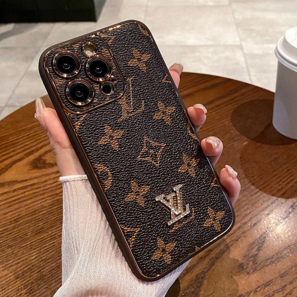 Lv ルイヴィトンハイブランドiphone14pro/14 15plusカバー人気アイフォン14pro max/13 15 proケース韓国風iphone14/13/15pro maxケースレディース斜め掛けアイフォン15/14/13/ 12 pro maxケースパロディー