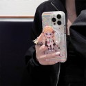 Lv ルイヴィトンハイブランドiphone14pro/16e 15plusカバー韓国風iphone16/14/13/15pro maxケースレディース斜め掛けアイフォン16e 15/14/13/ 12 pro maxケースパロディーブランド携帯ケースiphone 16 15 pro max 14plus/13 pro maxケース手帳型