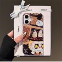 Lv ルイヴィトンiphone17 14 16 pro 15 plus 16eケースブランドLABUBU iphone16pro/17 15plusカバー ハイブランドLV アイフォン17 16 15 14  16eケーストランク型ブランド携帯ケースiphon17 16e 16 15 pro max 14plus/13 pro maxケース手帳型