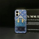 Lv ルイヴィトンハイブランドiphone16pro/17 air 15plusカバー人気アイフォン17pro max/16 15 proケース韓国風iphone16/14/13/15 17pro max airケースレディース斜め掛けハイブランドアイフォン17 air 16 15 14 16eケーストランク型