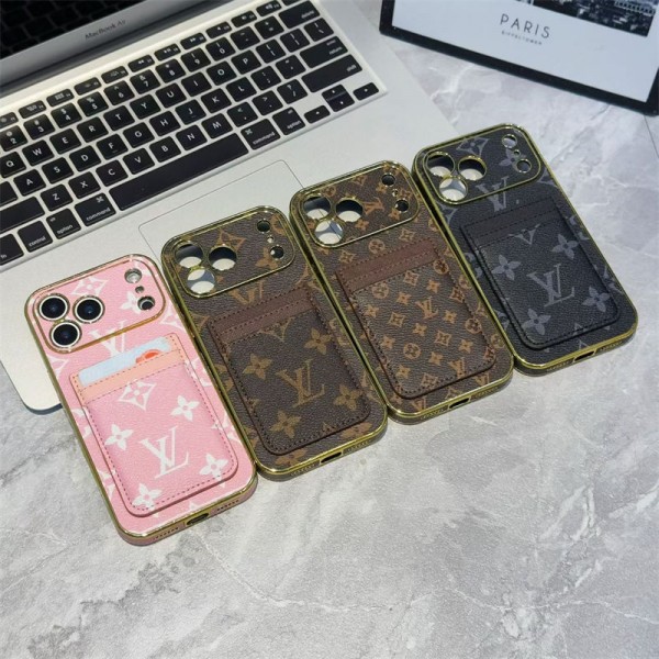 Lv ルイヴィトンiphone air 17 pro max 14 16 pro 15 plus 16eケースブランドカード入れハイブランドiphone16pro/17 15plusカバー韓国風iphone 16/14/13/15/ airケースレディース斜め掛けハイブランドアイフォン17 air 16 15 14 ケーストランク型