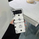 エムシーエムブランドGalaxy Zflip3ケースMCM定番プリントギャラクシー Z フリップ 3カバーサムスン適用カバー高品質Galaxy Zflip3ケース