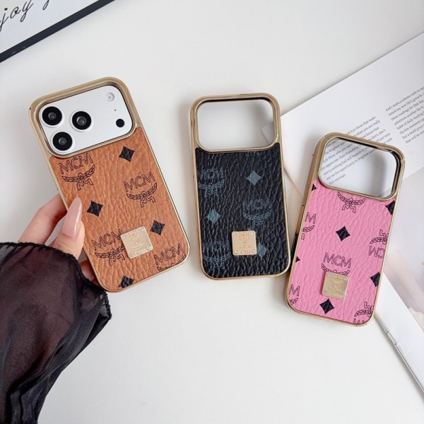 MCMブランド iphone16/15 17 pro max/16pro/14+ケース かわいい女性 MCMブランド iphone16/15 17 pro max/16pro/14+ケース かわいい女性