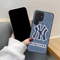 MLBハイブランドGalaxy S23+ケースＮＹソフトレザー高品質 galaxy s23/s23uケース カメラフルカバーギャラクシーS22/S22+/S22Uケース 男女兼用人気 galaxy note20/20uカバー