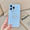 ミュウミュウ MiuMiu iphone air 17 pro max 14 16 pro 15 plus 16eケースキラキラハイブランドiphone16pro/17 15plusカバー人気アイフォン17pro max/16 15 proケースiphone15 plus 14 16 17pro max 16eケースブランドコピーメンズ