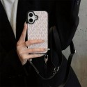 マイケルコース MK 人気アイフォン14pro max/16 15 proケース韓国風iphone16/14/13/15pro maxケースレディース斜め掛けアイフォン16 15/14/13/ 12 pro maxケースパロディーハイブランドアイフォン16 15 14ケーストランク型