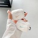 ナイキハイブランドairpods 3ケーススタイリッシュなデザインエアーポッズ プロ2ケースホワイト耐衝撃 軽量 AirPods Pro 1/2/3ケースカラビナ付きairpods 3/proケース