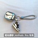 ナイキ airpods pro2ケースハイブランドNike レディースメンズ エアーポッズ 3ケース 光沢感人気 airpods pro保護カバー AJシューズ飾り付きairpods 3/2/1ケース