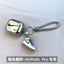 ナイキ airpods pro2ケースハイブランドNike レディースメンズ エアーポッズ 3ケース 光沢感人気 airpods pro保護カバー AJシューズ飾り付きairpods 3/2/1ケース