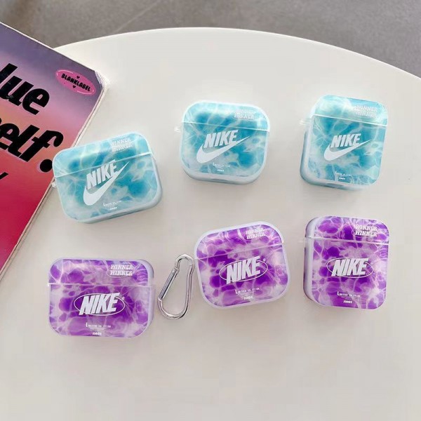 ナイキ airpods pro2ケースハイブランドNIKE 半透明シリコン airpods 3ケース 耐衝撃 収納 エアーポッズ プロケース 男女兼用人気 airpods 3 2 1 カバー