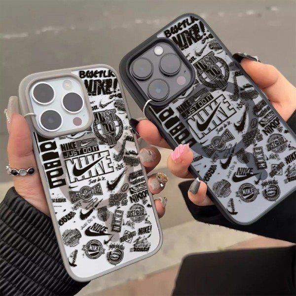 Nike ナイキiphone14 16 pro 15 plus 16eケースブランドカード入れ人気アイフォン14pro max/16 15 proケースiphone15 plus14 16 pro max 16eケースブランドコピーメンズハイブランドアイフォン16 15 14  16eケーストランク型