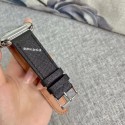 プラダブランドアップルウォッチ 8/7バンド Prada レディースメンズ人気 apple watch se2/seストラップ 腕飾りブラックレザー製 アップルウォッチ 6/5/4ベルト