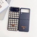 Prada プラダ人気Galaxy Z fold4 5ケース革製galaxy zfold5 4 3 2ケースハイブランドハイブランドギャラクシー z フリップ5 4ケース手帳型Galaxy Zflip4ケースブランド