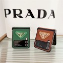 Prada プラダ人気Galaxy Z flip4 5 6ケース革製ハイブランドギャラクシー z フリップ5 4 6ケースブランドギャラクシーZ フォールド6 5 4 3 2ケースブランドGalaxy z flip5 6カバー高品質