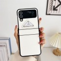 Prada プラダ人気Galaxy Z flip4 5 6ケース革製ハイブランドギャラクシー z フリップ5 4 6ケースブランドギャラクシーZ フォールド6 5 4 3 2ケースブランドGalaxy z flip5 6カバー高品質