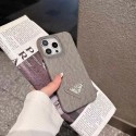 Prada プラダiphone14 16 pro 15 plus 16eケースブランドカード入れハイブランドiphone14pro/16e 15plusカバー韓国風iphone16/14/13/15pro maxケースレディース斜め掛けアイフォン16e 15/14/13/ 12 pro maxケースパロディー