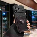 Prada プラダiphone air 17 pro max 14 16 pro 15 plus 16eケースブランドカード入れハイブランドiphone16pro/17 15plusカバー人気アイフォン17pro max/16 15 proケースアイフォン17 pro 16e 15/14/13/ 12 pro maxケースパロディー