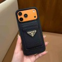 Prada プラダハイブランドiphone16pro/17 15plusカバー 磁気カードポケット アイフォン17pro max/16 15 proケース韓国風iphone 16/14/13/15/ airケースレディース斜め掛けiphone15 plus 14 16 17pro max 16eケースブランドコピーメンズ