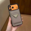 Prada プラダハイブランドiphone16pro/17 15plusカバー 磁気カードポケット アイフォン17pro max/16 15 proケース韓国風iphone 16/14/13/15/ airケースレディース斜め掛けiphone15 plus 14 16 17pro max 16eケースブランドコピーメンズ