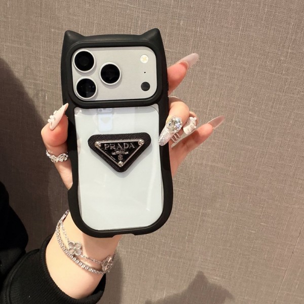 Prada プラダ人気アイフォン18 17pro max/16 15 proケース韓国風iphone 18pro/16/14/17/15/ airケースレディース斜め掛けハイブランドアイフォン18pro max 17e 16 15 14 ケーストランク型ブランド携帯ケースiphone18 17 16e 16 15 pro max 14plus/13 pro maxケース手帳型