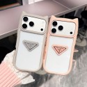 Prada プラダ人気アイフォン18 17pro max/16 15 proケース韓国風iphone 18pro/16/14/17/15/ airケースレディース斜め掛けハイブランドアイフォン18pro max 17e 16 15 14 ケーストランク型ブランド携帯ケースiphone18 17 16e 16 15 pro max 14plus/13 pro maxケース手帳型