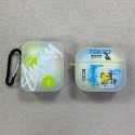 ハイブランドairpods pro2ケース ステューシー 半透明 シリコンカバーairpods 3ケースカラビナ付き 便利 エアーポッズ 3/2/1ケース男女兼用