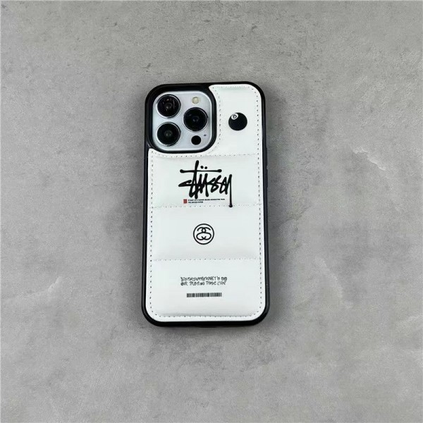 Stussy ステューシーiphone14 15 pro 15 plusケースブランドカード入れ韓国風iphone14/13/15pro maxケースレディース斜め掛けアイフォン15/14/13/ 12 pro maxケースパロディーハイブランドアイフォン15 14ケーストランク型