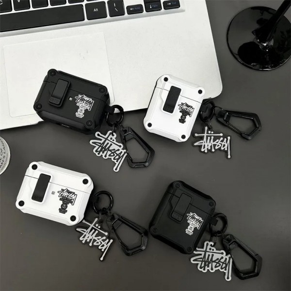 Stussy ステューシーブランドairpods pro3 pro2 4 3ケースブランドエアーポッズ プロ3 プロ2ケース落下防止エアーポッズ プロ3 4 3 pro2ケースブランドレディースairpods pro2 4 3 2 1ケースブランドメンズ