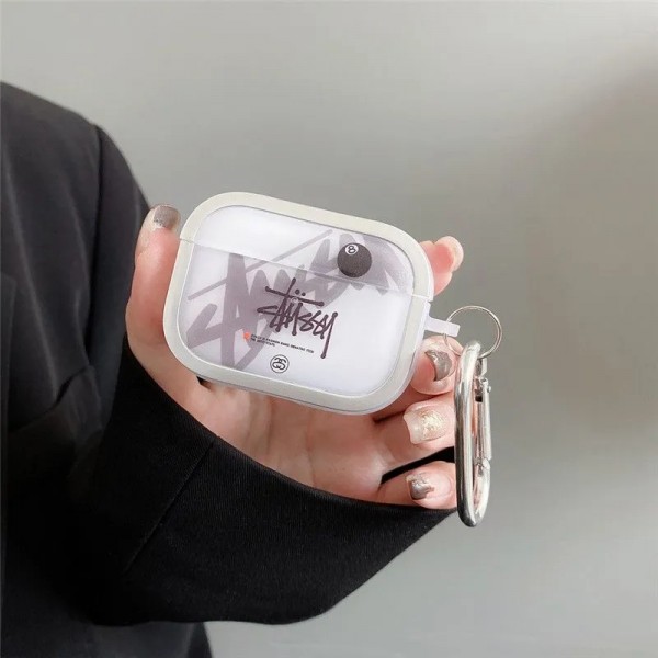 Stussy ステューシーハイブランドairpods pro3 4 3 2ケースエアーポッズ プロ3 4 3 pro2ケースブランドレディースハイブランドエアーポッズプロ3 3 4ケースジャケットファッションブランドAirpods Pro3/Pro2ケース