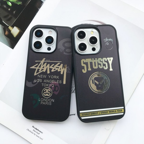 Stussy ステューシーiphone air 17 pro max 14 16 pro 15 plus 16eケースブランドカード入れ人気 アイフォン17pro max/16 15 proケースアイフォン17 pro 16e 15/14/13/ 12 pro maxケースパロディーブランド携帯ケースiphone17 16e 16 15 pro max 14plus/13 pro maxケース手帳型