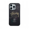 Stussy ステューシーiphone air 17 pro max 14 16 pro 15 plus 16eケースブランドカード入れ人気 アイフォン17pro max/16 15 proケースアイフォン17 pro 16e 15/14/13/ 12 pro maxケースパロディーブランド携帯ケースiphone17 16e 16 15 pro max 14plus/13 pro maxケース手帳型