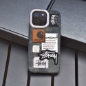 Stussy ステューシーiphone 18pro air 17 pro max 14 16 pro 15 plus 16eケースブランドカード入れハイブランドiphone ultra/18pro max/17/16pro/17e 15plusカバー韓国風iphone 18pro/16/14/17/15/ airケースレディース斜め掛けハイブランドアイフォン18pro max 17e 16 15 14 ケーストランク型