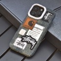 Stussy ステューシーiphone 18pro air 17 pro max 14 16 pro 15 plus 16eケースブランドカード入れハイブランドiphone ultra/18pro max/17/16pro/17e 15plusカバー韓国風iphone 18pro/16/14/17/15/ airケースレディース斜め掛けハイブランドアイフォン18pro max 17e 16 15 14 ケーストランク型