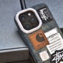 Stussy ステューシーiphone 18pro air 17 pro max 14 16 pro 15 plus 16eケースブランドカード入れハイブランドiphone ultra/18pro max/17/16pro/17e 15plusカバー韓国風iphone 18pro/16/14/17/15/ airケースレディース斜め掛けハイブランドアイフォン18pro max 17e 16 15 14 ケーストランク型
