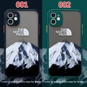 ハイブランドザノースフェイスiphone13/13pro maxケース半透明ソフトカバーiphone13mini/13proケース経典な雪山プリントiphone12/12mini/12pro/12pro maxケース耐衝撃iphone11/11pro maxケース