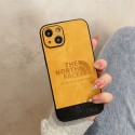 ザノースフェイス iphone14pro maxケースブランドソフトレザー 高品質 iphone14/14plus/14proケース手に馴染みやすい アイフォン13/13pro/13pro maxケース 全面保護人気 iphone12/12pro/12pro maxカバー