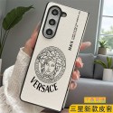 Versace ヴェルサーチgalaxy zflip4 5 6 7ケースブランド人気Galaxy Z fold7 4 5 6ケース革製galaxy z fold7 6 5 4 3 2ケースハイブランド男女galaxy z flip7 5 4 6ケース