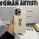 イブサンローランブランドiphone14ケースYSL キラキラおしゃれ iphone14pro max/14plusケースシャネル レディース向け高品質アイフォン13pro max/13pro/13/12カバー 大人気