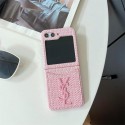 Ysl イブサンローランgalaxy zflip4 5ケースブランドハイブランドギャラクシー z フリップ5 4ケースブランドギャラクシーZ フォールド5 4 3 2ケース手帳型Galaxy Zflip4ケースブランド