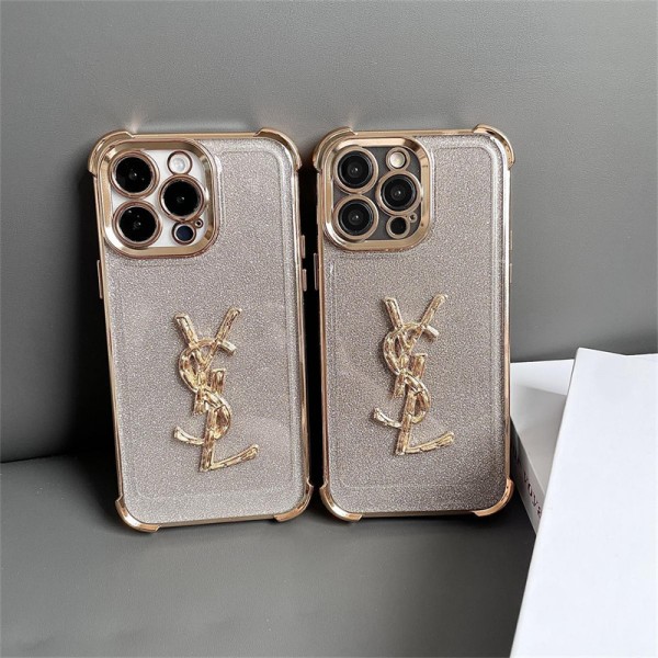 Ysl イブサンローランハイブランドiphone14pro/16 15plusカバー人気アイフォン14pro max/16 15 proケース韓国風iphone16/14/13/15pro maxケースレディース斜め掛けアイフォン16 15/14/13/ 12 pro maxケースパロディー