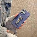 YSL イブサンローランハイブランドiphone14pro/16e 15plusカバーiphone15 plus14 16 pro max 16eケースブランドコピーメンズアイフォン16e 15/14/13/ 12 pro maxケースパロディーブランド携帯ケースiphone 16 15 pro max 14plus/13 pro maxケース手帳型
