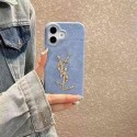 YSL イブサンローランハイブランドiphone14pro/16e 15plusカバーiphone15 plus14 16 pro max 16eケースブランドコピーメンズアイフォン16e 15/14/13/ 12 pro maxケースパロディーブランド携帯ケースiphone 16 15 pro max 14plus/13 pro maxケース手帳型
