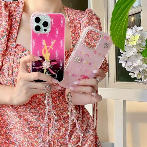 Ysl イヴサンローランハイブランドiphone16pro/17 air 15plusカバー人気アイフォン17pro max/16 15 proケース韓国風iphone16/14/13/15 17airケースレディース斜め掛けハイブランドアイフォン17 air 16 15 14 ケーストランク型