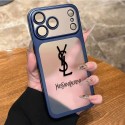 Ysl イヴサンローランiphone air 17 pro max 14 16 pro 15 plus 16eケースブランドカード入れハイブランドiphone16pro/17 15plusカバー人気アイフォン17pro max/16 15 proケース韓国風iphone 16/14/13/15/ airケースレディース斜め掛け