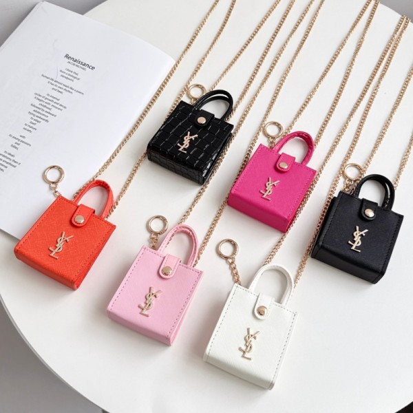 Ysl イブサンローランブランドairpods 5 pro3 pro2 4 3ケースブランドエアーポッズ5 4 プロ3 プロ2ケース落下防止エアーポッズ5 プロ3 4 3 pro2ケースブランドレディースairpods pro2 5 4 3 2 1ケースブランドメンズ