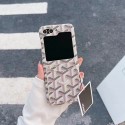 Goyard ゴヤールgalaxy zfold5 4 3 2ケースハイブランド男女galaxy z flip5ケースブランドGalaxyカバー高品質手帳型Galaxy Zflip4ケースブランド