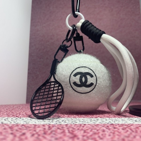 シャネル テニスラケット型キーホルダー ブランドChanel テニスキーホルダー 個性バッグチャーム キーフォブ キーの装飾 車のキーアクセサリー スポーツアクセサリー 面白いキーチェーン キーチェーンキーリング 金属