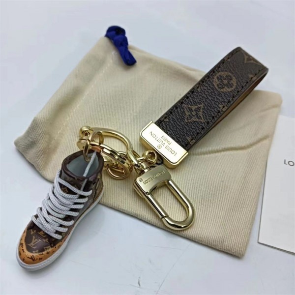 ブランドルイヴィトン キーホルダー ルイヴィトンキーリング LV モノグラム スニーカーチャーム キーホルダー ユニセックス キーチェーン 個性デザイン 韓国風 メンズ
