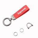 Supreme シュプリーム車用キーホルダー PU革 ブランド車のキーチェーン 紛失防止 lv スマートキー通用タイプ おしゃれ 男女兼用 流行り キーリング